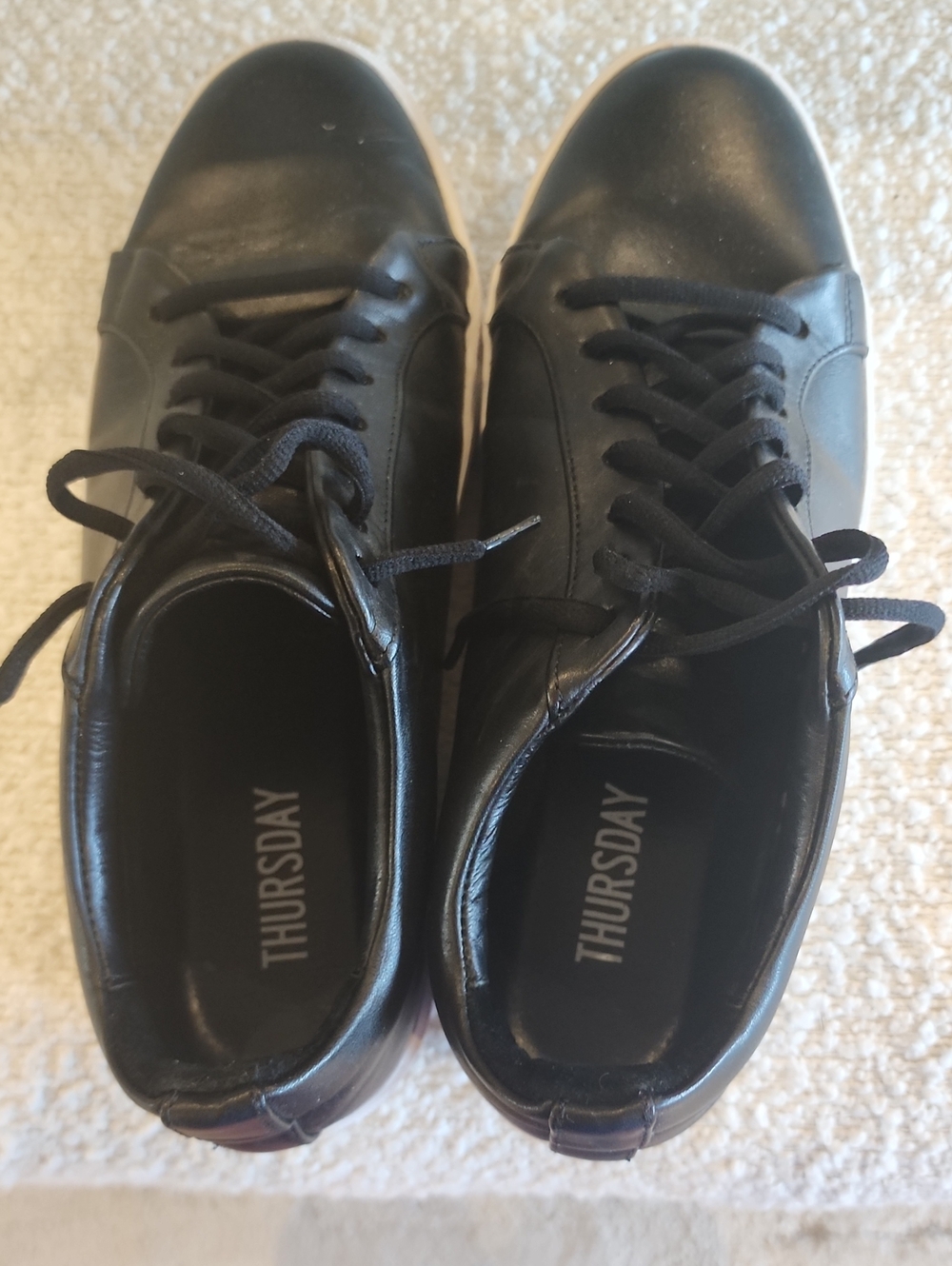 Thursday Boot Company Black Men's Leather Sneakers